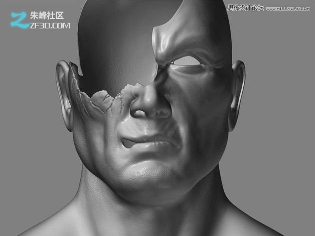 3DMAX制作科技獨(dú)眼怪人建模教程,